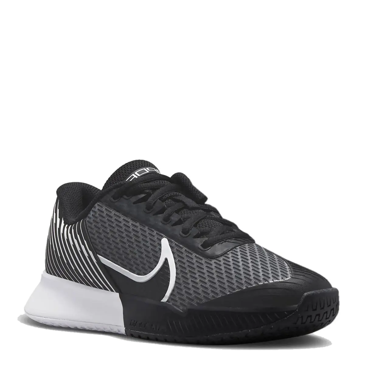 Women`s Nike Air Zoom Vapor Pro 2 Tennis Shoe DR6192-001 Black/white Mesh - Black