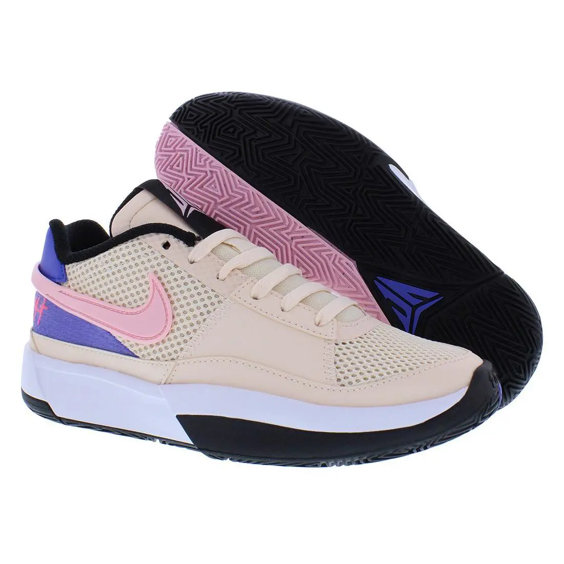 Nike JA 1 GS Girls Shoes Size 7 Color: Guava Ice/med Soft Pink/white