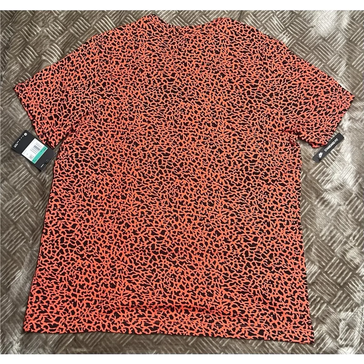 Nike clothing - NSW LAVA FOAMPOSITE T-Shirt - NSW LAVA FOAMPOSITE - CW4712-696 - Habanero Red/Black, Manufacturer: Habanero Red/Black 4
