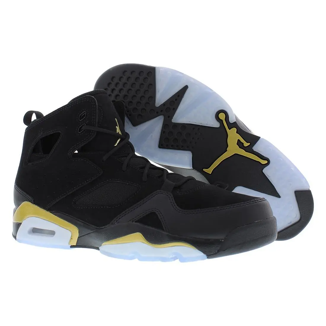 Nike Jordan Flight Club `91 Mens Shoes Size 10 Color: Black/metallic Gold
