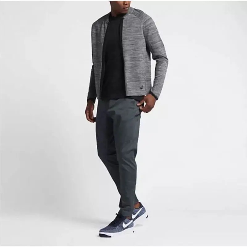 Nike clothing - Nike NSW Tech Knit - NSW Tech Knit - 832178 - Carbon Heather/Black/Cool Grey/Black (UPC: 885179710024) 2