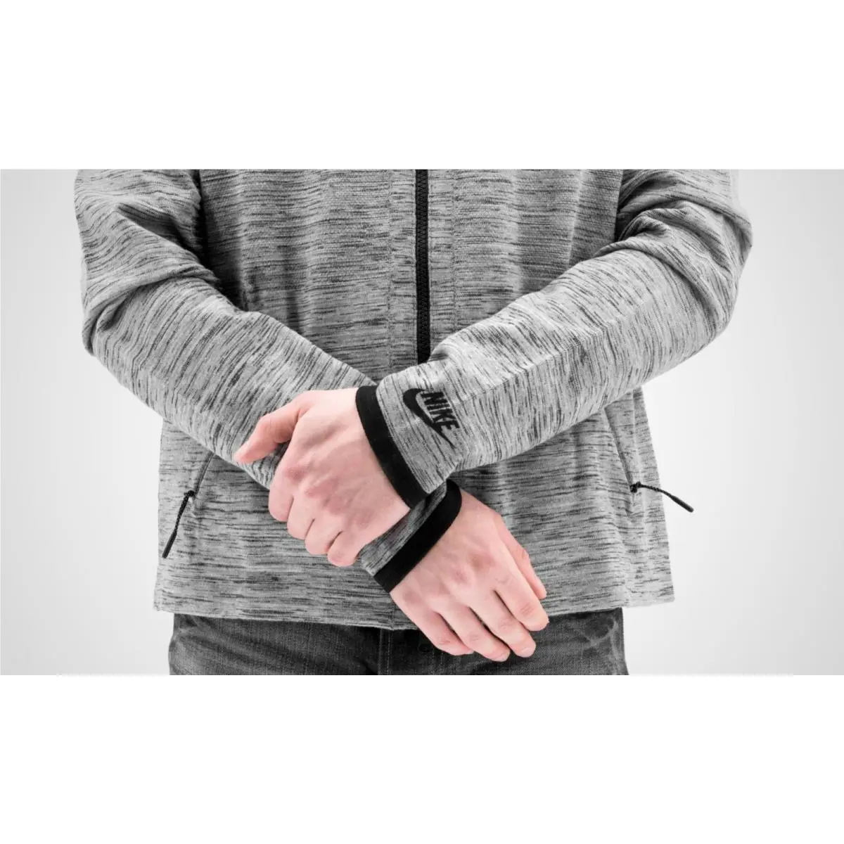 Nike clothing - Nike NSW Tech Knit - NSW Tech Knit - 832178 - Carbon Heather/Black/Cool Grey/Black (UPC: 885179710024) 5