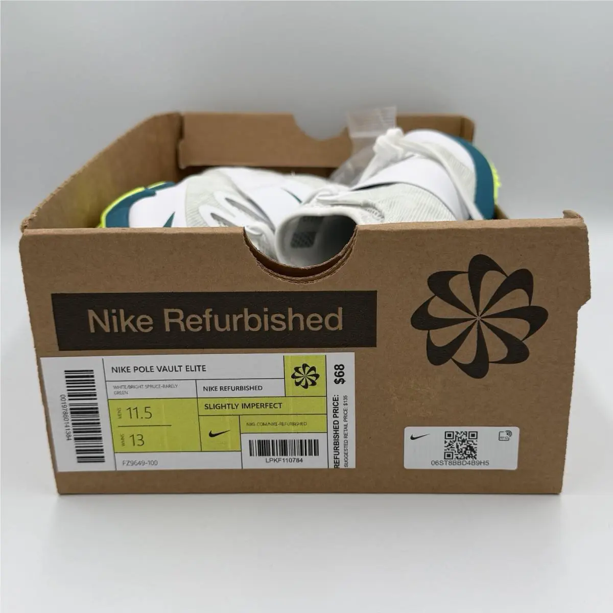 Nike shoes - Nike Pole Vault Elite - Pole Vault Elite - FZ9649-100 - White 10