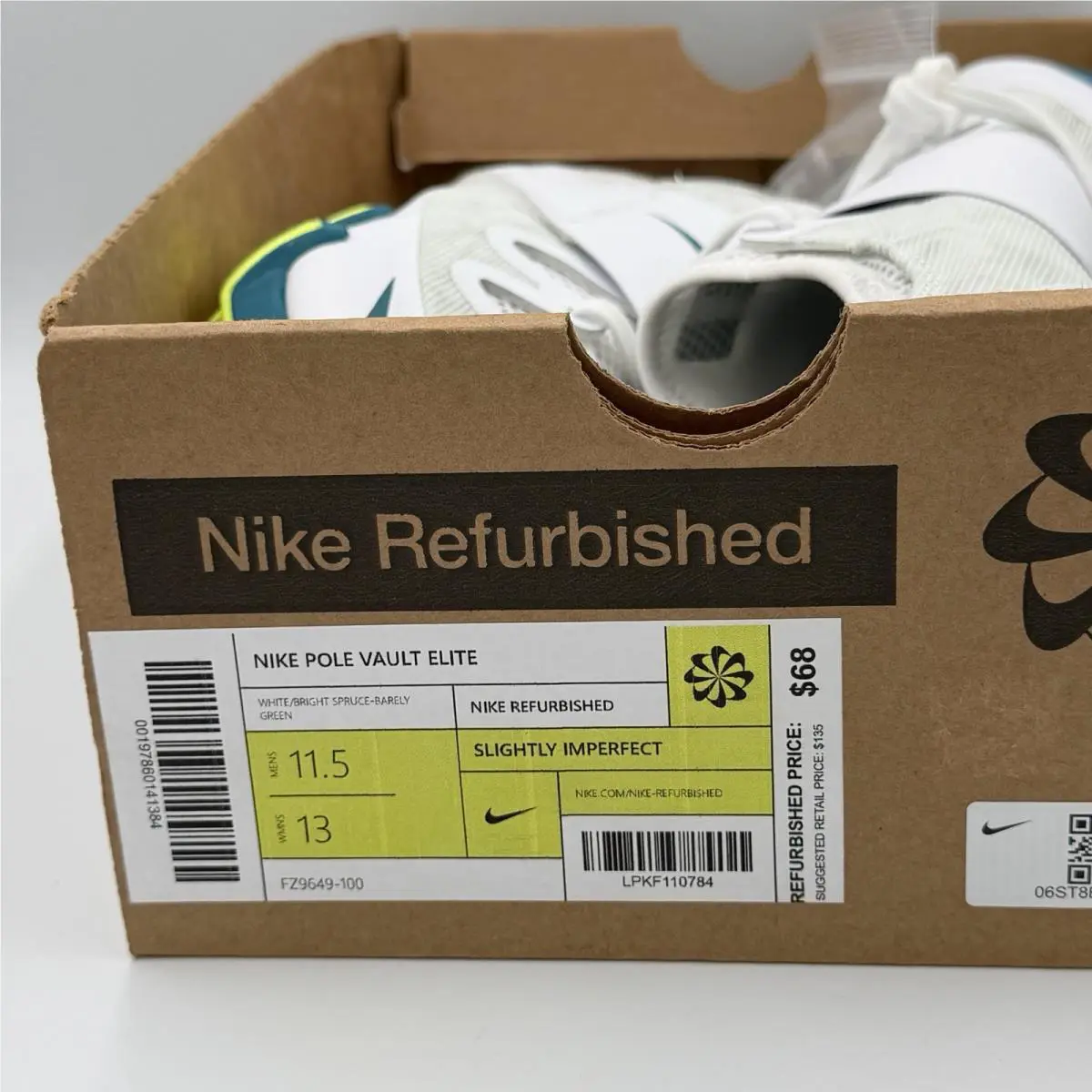 Nike shoes - Nike Pole Vault Elite - Pole Vault Elite - FZ9649-100 - White 11
