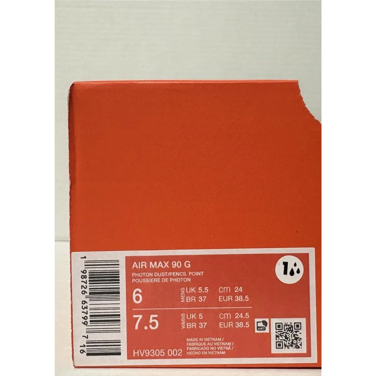Nike shoes - Nike Air Max 90 G - HV9305-002 - Photon Dust/Pencil Point (UPC: 198726637997) 7