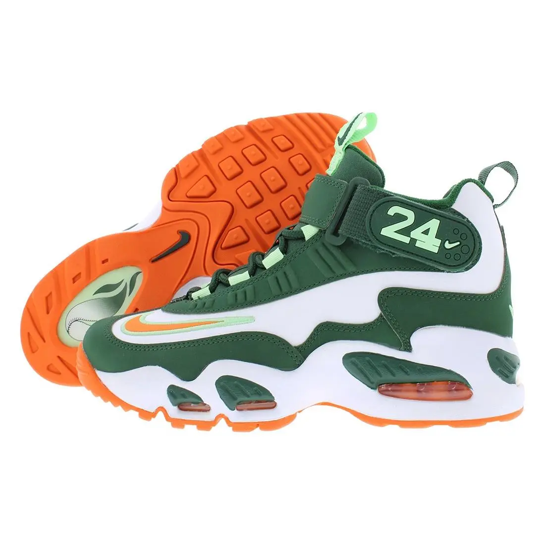 Nike shoes - FZ7281323 - FZ7281323 - Fir/Bright Mandarin/White, Main: Green (UPC: 196977304699) 0