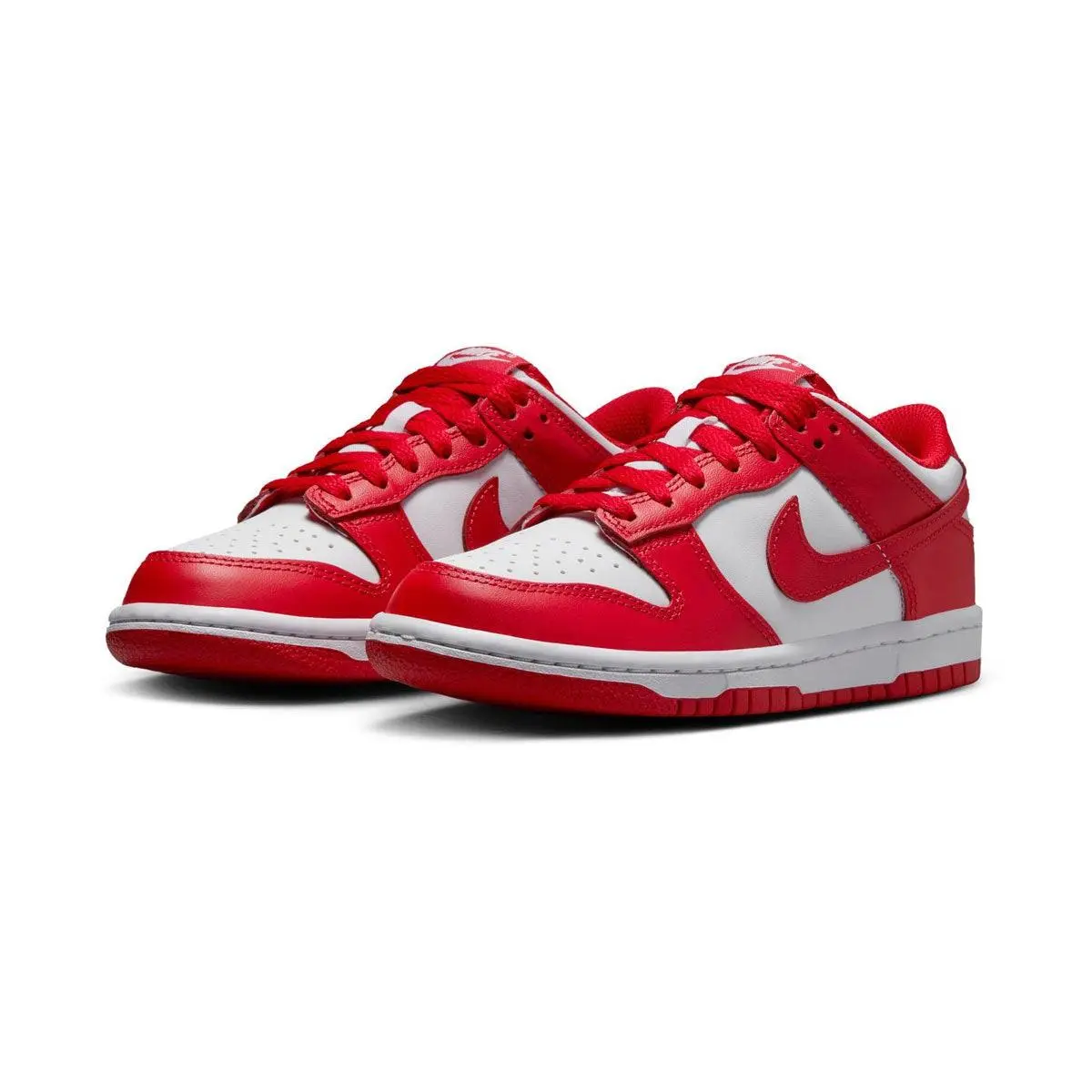 Boys Grade School Nike Dunk Low_white/university Red FB9109-119-SIZE 6.5