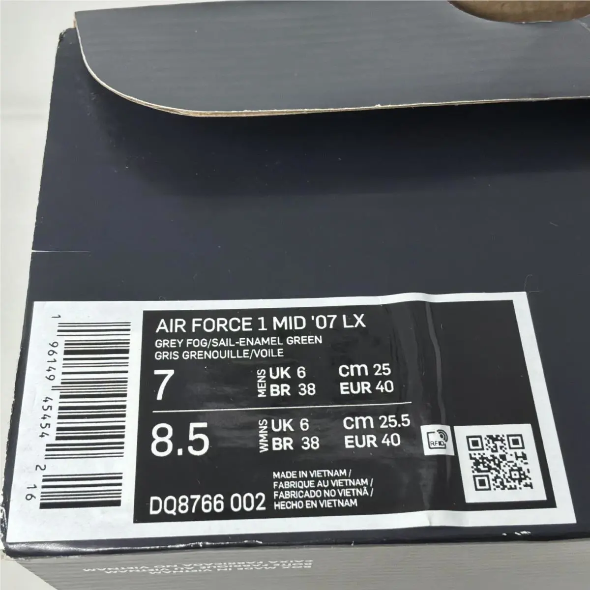 Nike shoes - Nike Air Force 1 Mid - White & Green (UPC: 196149454542) 7
