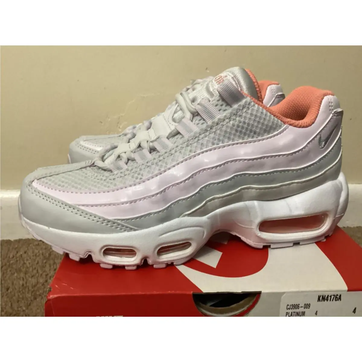 Nike shoes - Nike Air Max 95 - Air Max - Platinum/Pink 1