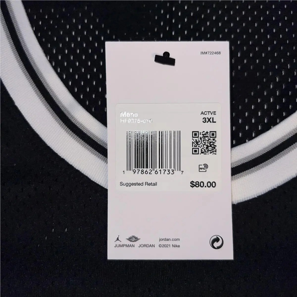 Nike clothing - Nike Air Jordan - Air - HF9375010 - Black 11