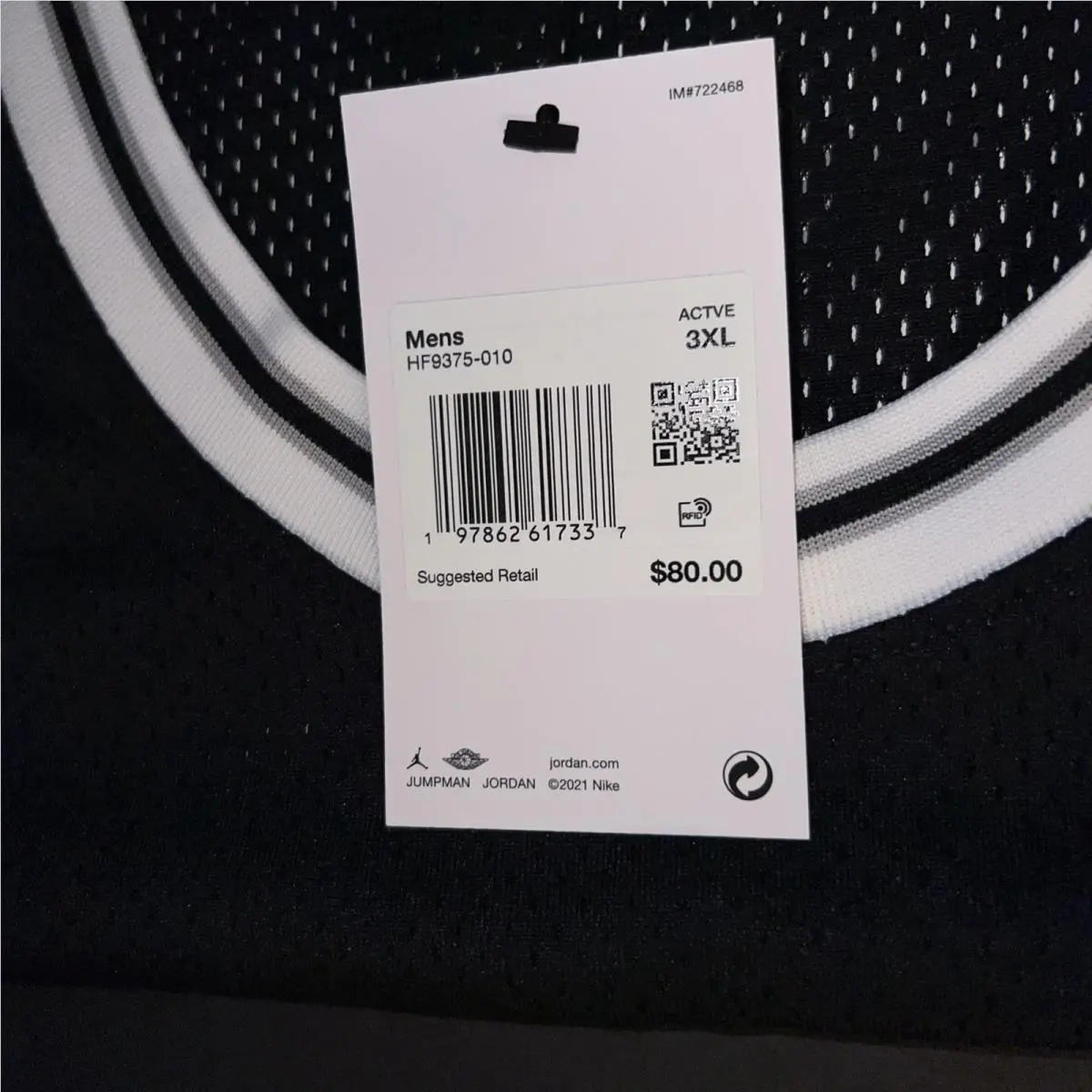Nike clothing - Nike Air Jordan - Air - HF9375010 - Black 12