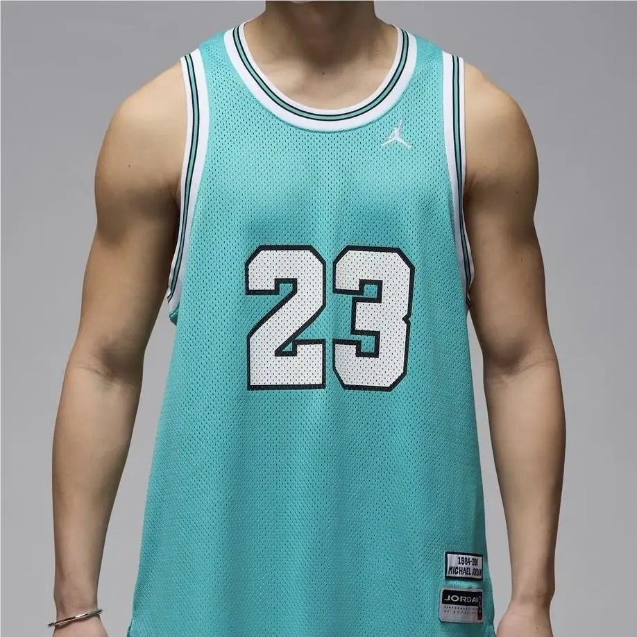 Air Jordan Nike Mens Essentials Jersey Tank Top Teal HF9375-392 2XL Xxl Michael