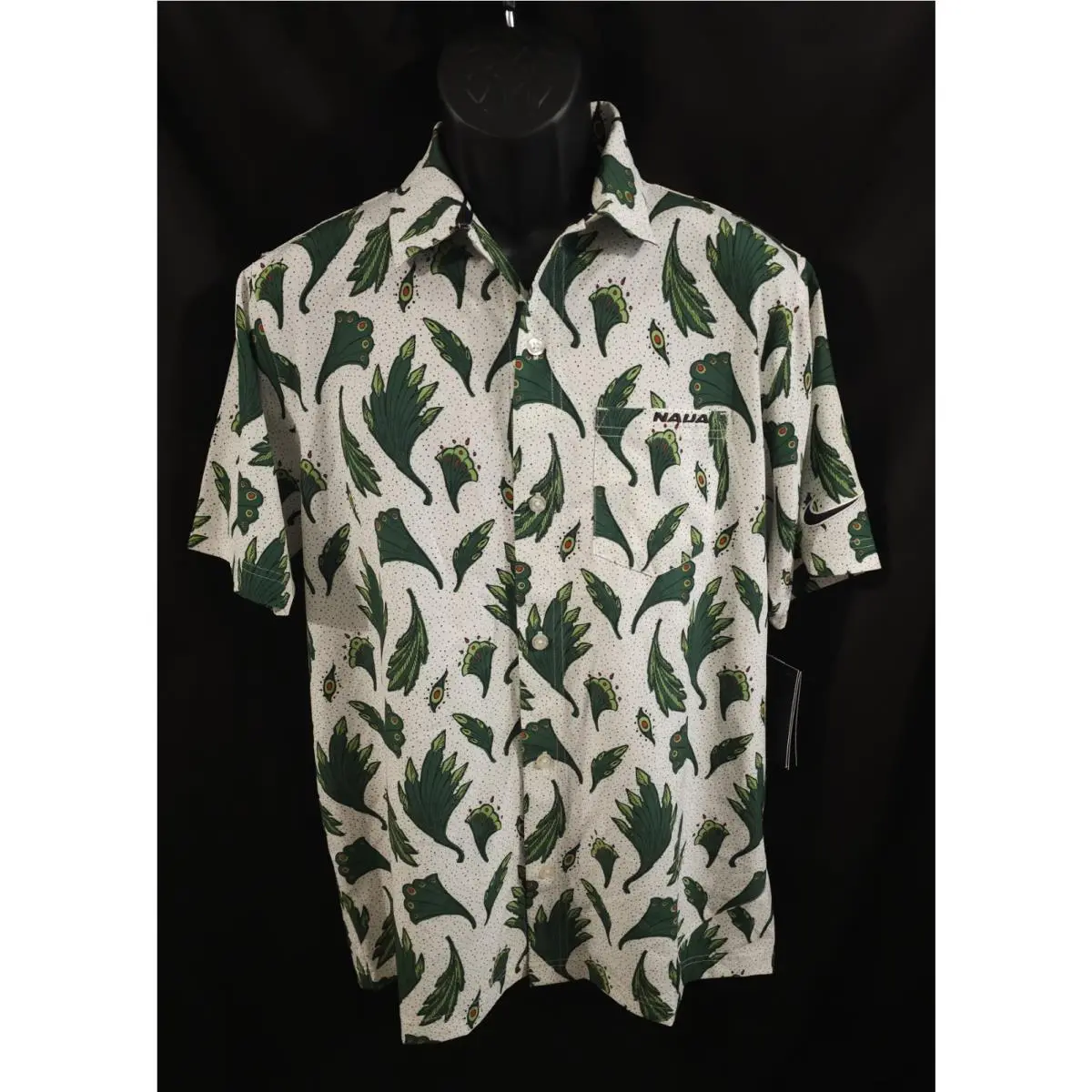 Nike Dri-fit Nigeria Football Federation Woven Button-down Top Size Medium