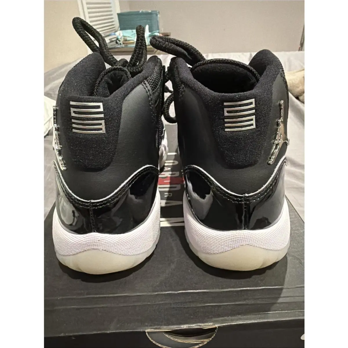Nike shoes - Jordan 11 - 378038-011 - Black, Manufacturer: Smoke Grey/Medium Ash/Aquarius Blue/Summit White 0
