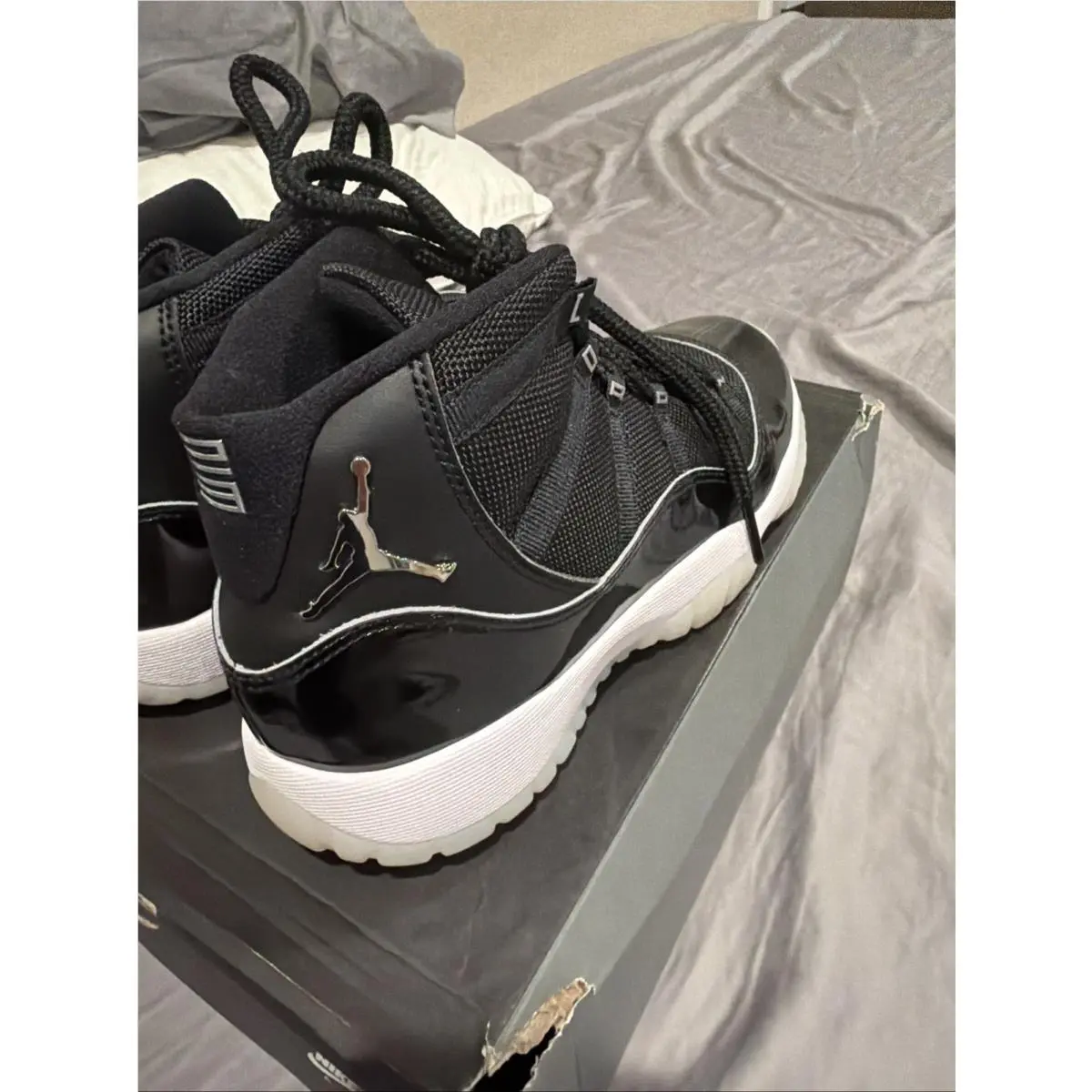 Nike shoes - Jordan 11 - 378038-011 - Black, Manufacturer: Smoke Grey/Medium Ash/Aquarius Blue/Summit White 1