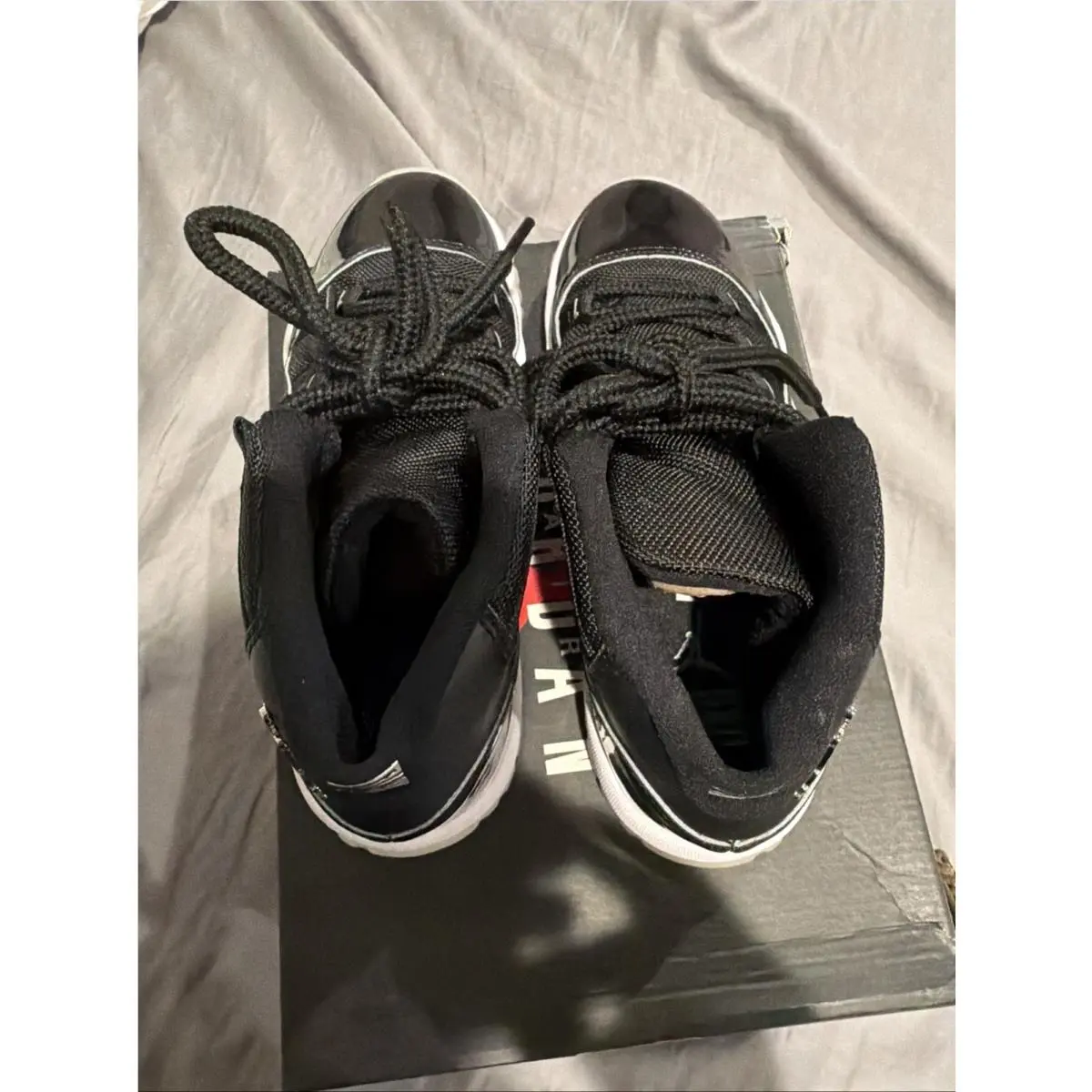 Nike shoes - Jordan 11 - 378038-011 - Black, Manufacturer: Smoke Grey/Medium Ash/Aquarius Blue/Summit White 4