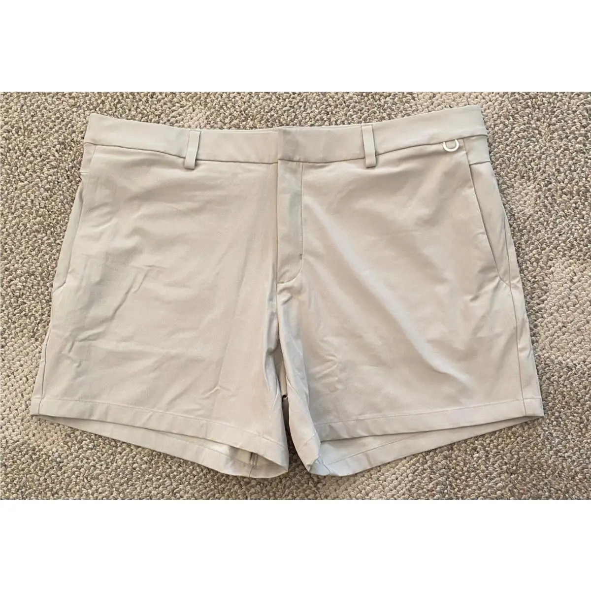Nike 24.7 Shorts Perfect Stretch 6” Dri-fit HQ6933-253 Khaki Men`s Size 34