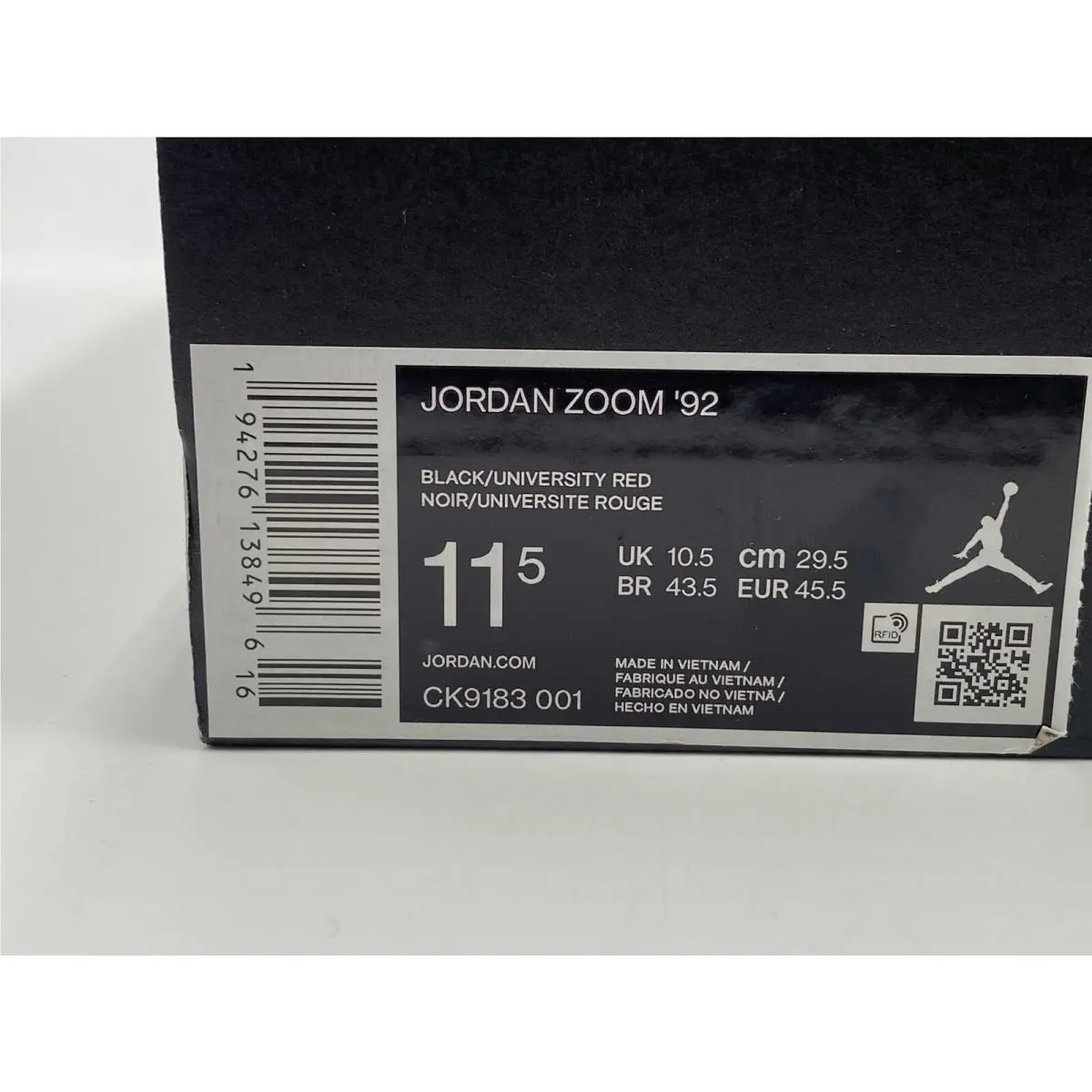 Nike shoes - NIKE JORDAN ZOOM `92 - ZOOM - Black (UPC: 194276138496) 6