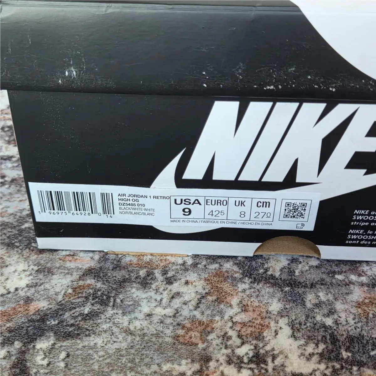 Nike shoes - Nike Air Jordan 1 - Air - Black White 15