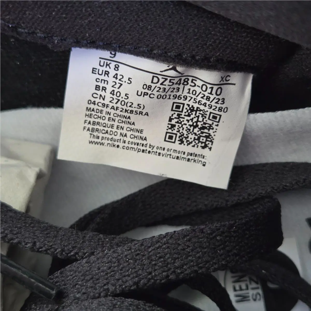 Nike shoes - Nike Air Jordan 1 - Air - Black White 18