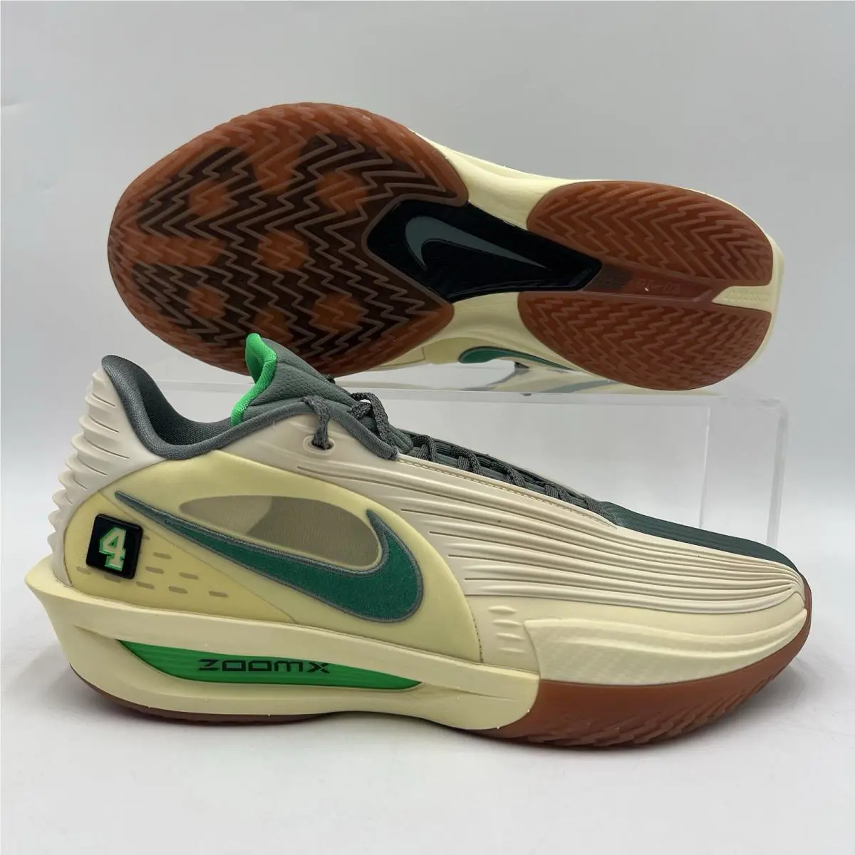 Mens Size 10.5 Nike GT Cut 3 Turbo Celtics Green Basketball Shoes IH2371 700