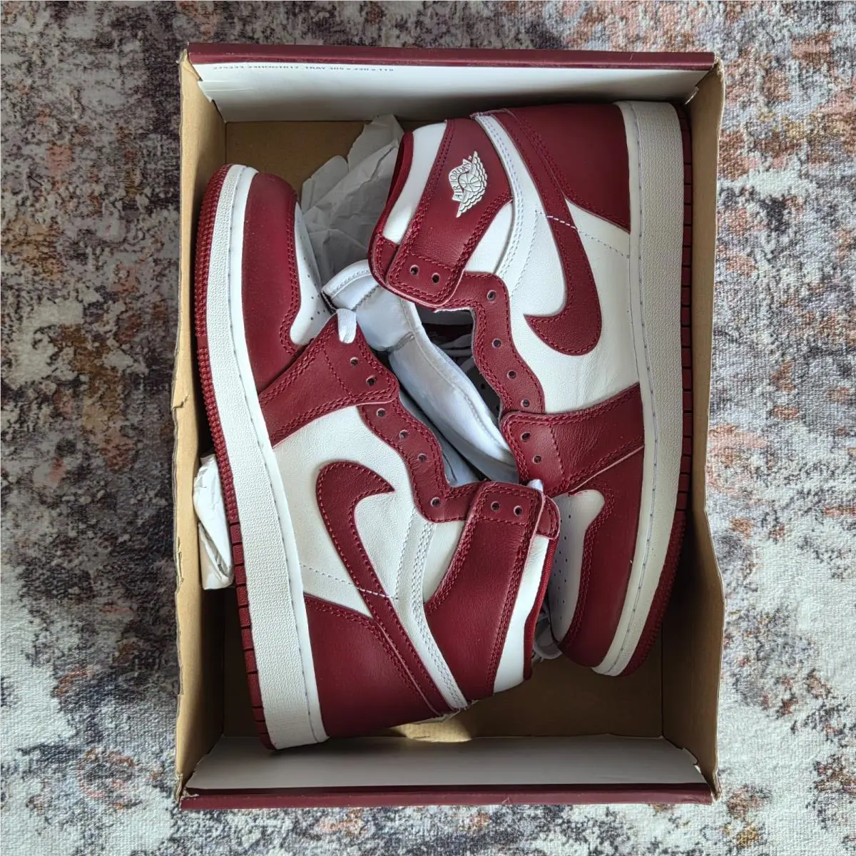 Nike shoes - Air Jordan 1 - Air - White / Team Red 10