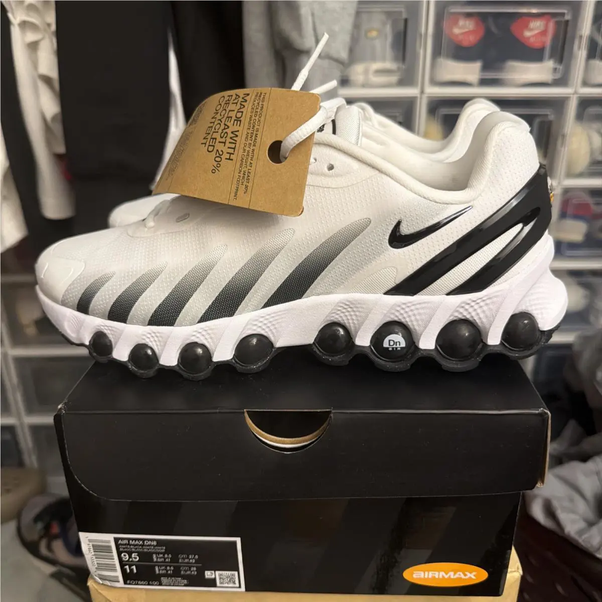 Size 9.5 - Nike Air Max DN8 White Black