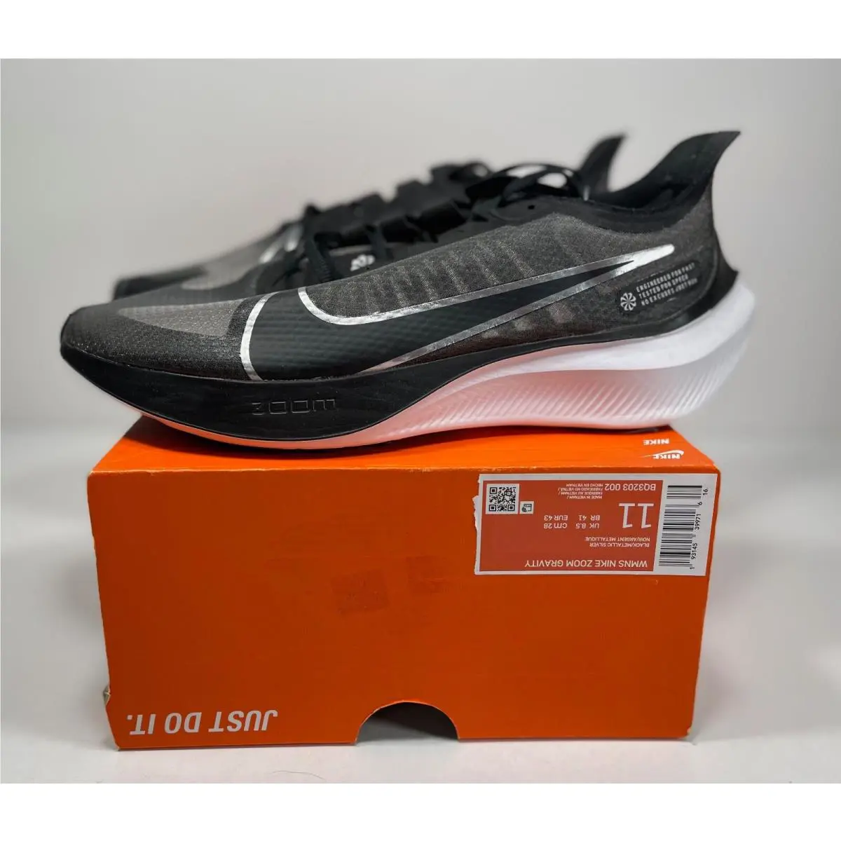 Nike Wmns Zoom Gravity `metallic Silver` BQ3203 002 Size 11