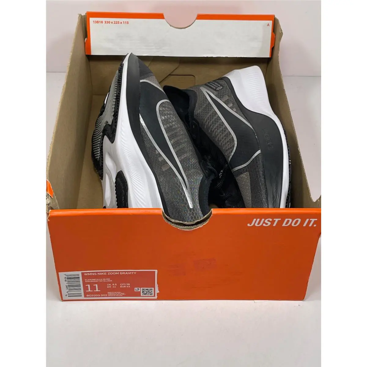 Nike shoes - Nike Zoom Gravity - Zoom Gravity - BQ3203 002 - BLACK / METALLIC SILVER (UPC: 193145399716) 9