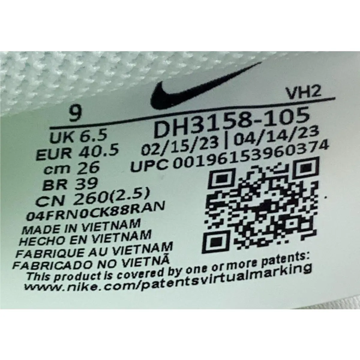 Nike shoes - DH3158105 - DH3158-105 - White (UPC: 196153960374) 5
