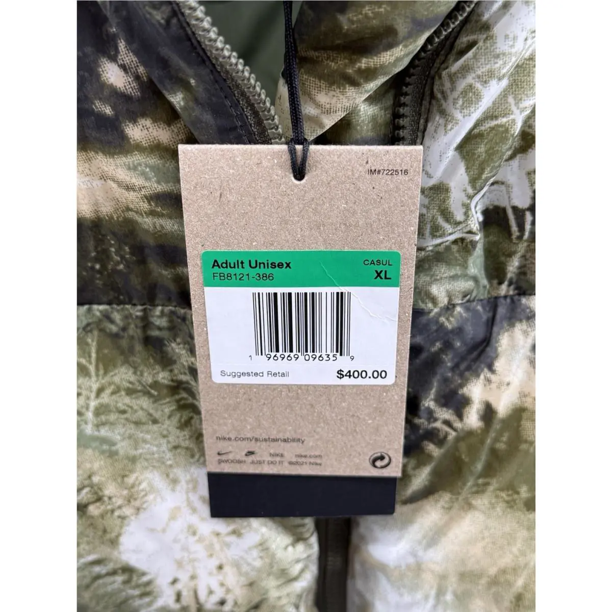 Nike clothing - Nike ACG Lunar Lake - ACG Lunar Lake - FB8121-386 - Oil Green/Medium Olive (UPC: 0196969096359) 2