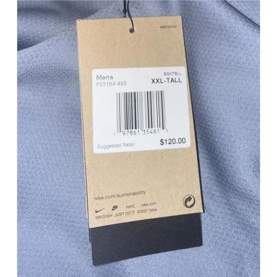 Nike clothing - Nike Dri-Fit - FV3164493 - Blue (UPC: 0197861354615) 7