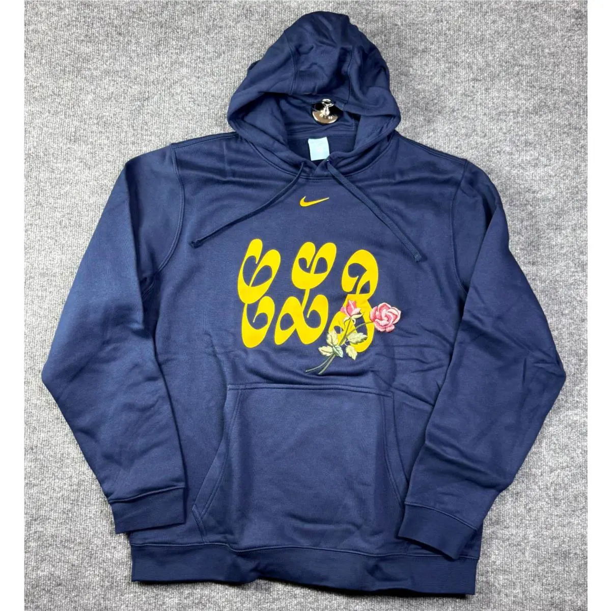 Nike x Drake Certified Lover Boy Hoodie Mens Size XL Navy Clb Rose Embrioderd