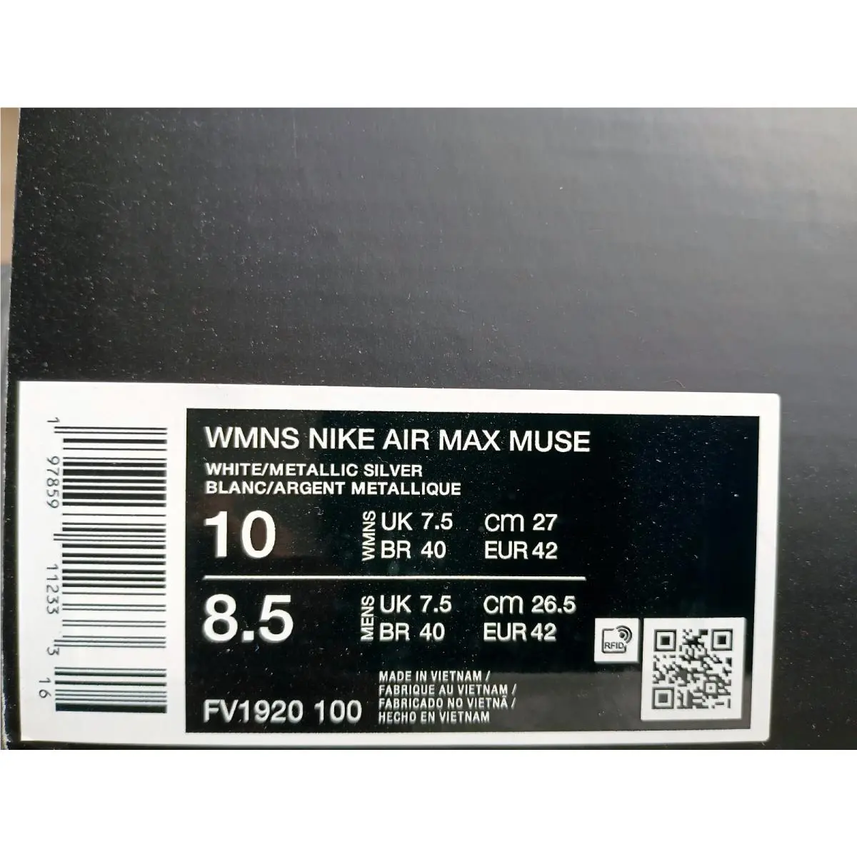 Nike shoes - Nike Air Max 1 - Air Max - FV1920-100 - White (UPC: 197859112333) 4