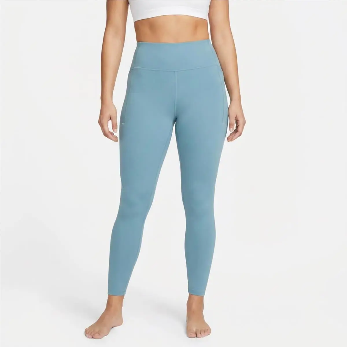 Nike Swift Dri-fit Womens Xxl Blue Perforated Running Leggings