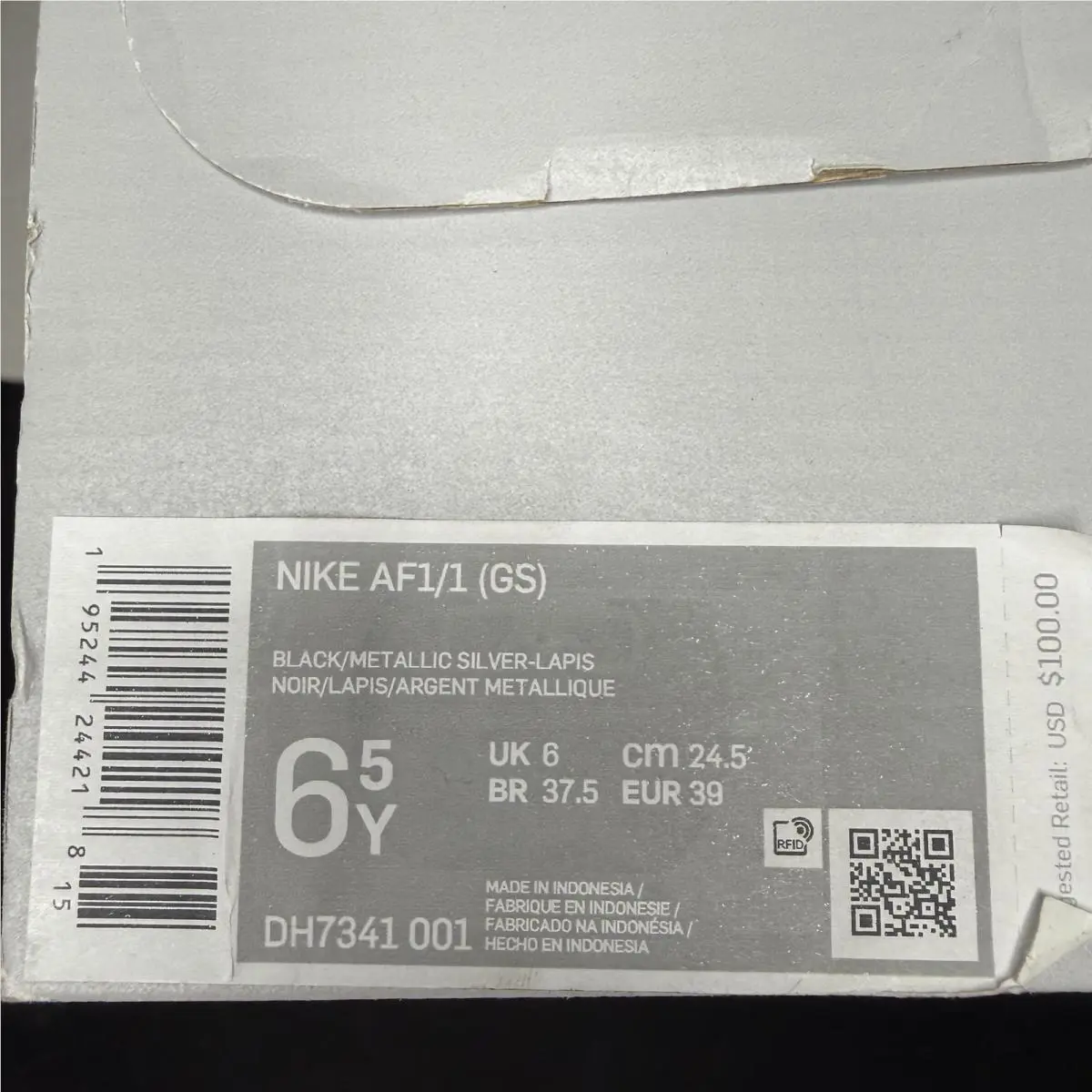 Nike shoes - Nike Air Force 1 - Air Force - Black 7