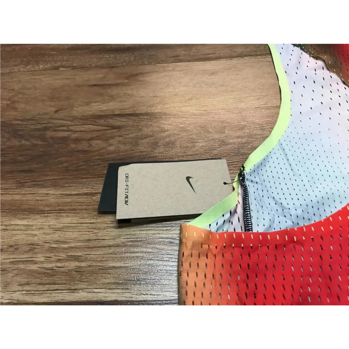 Nike clothing - Nike Dri-Fit - Light Lemon Twist/Light Crimson/Black/Black 7