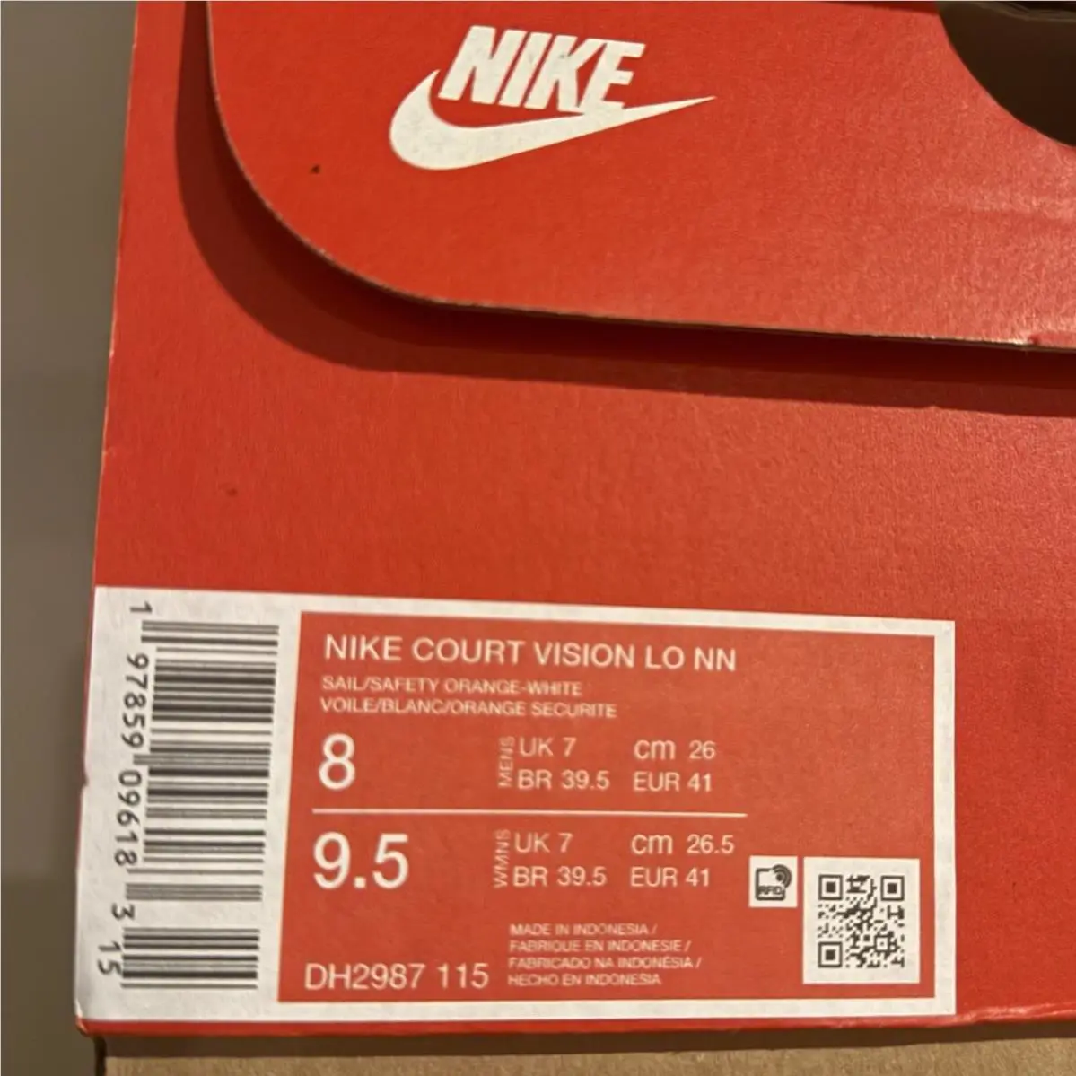 Nike shoes - Nike Court Vision - Court Vision - DH2987-115 - White (UPC: 0197859096183) 7