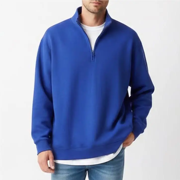 Nike 24.7 Dri-fit Mens Half Zip Training Pullover Blue Size L