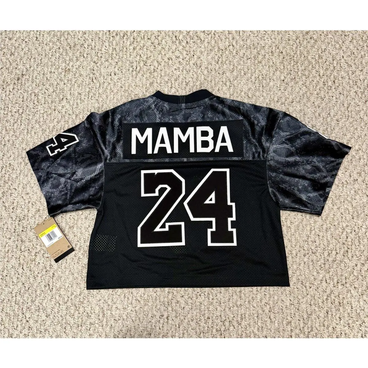 Nike Kobe Bryant Mamba Women “home” Black Football Jersey IB0001-010 Size S