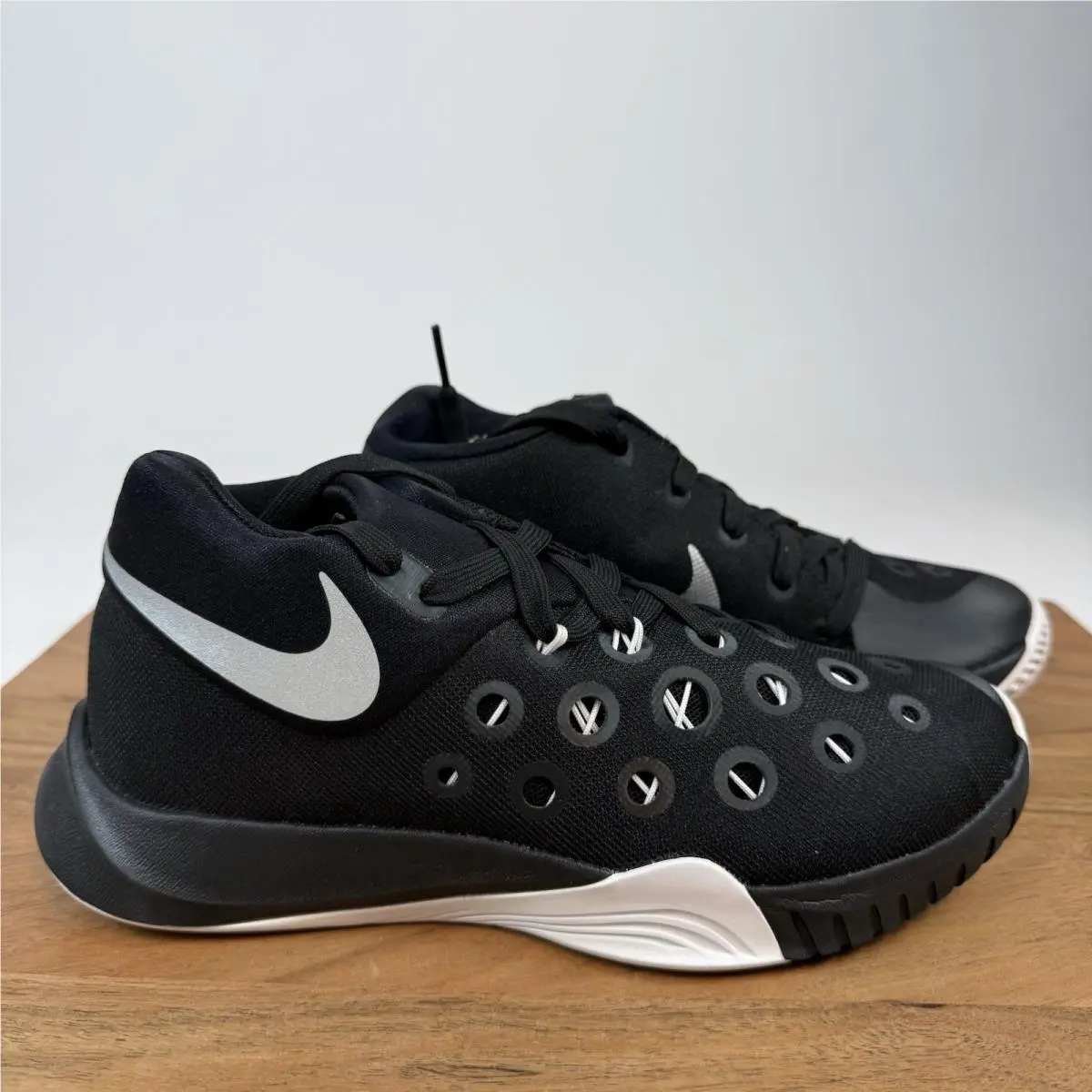 Womens Nike ZM Hyperquickness 2015 TB Black Sneakers Shoes Size 5.5