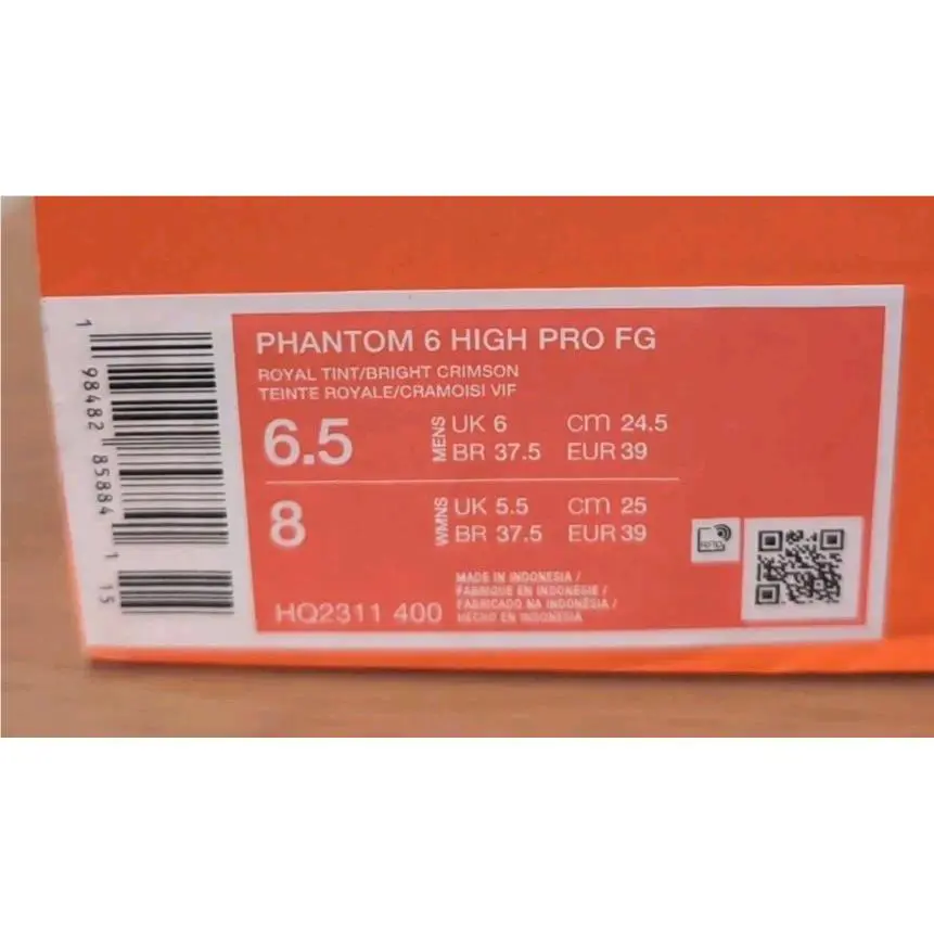 Nike shoes - Nike Phantom 6 - Phantom - HQ2311-400 - Red 4