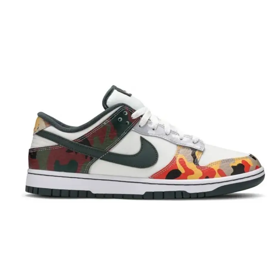 Nike Dunk Low SE `multi Camo` DH0957-100 Men Size 15 Rare