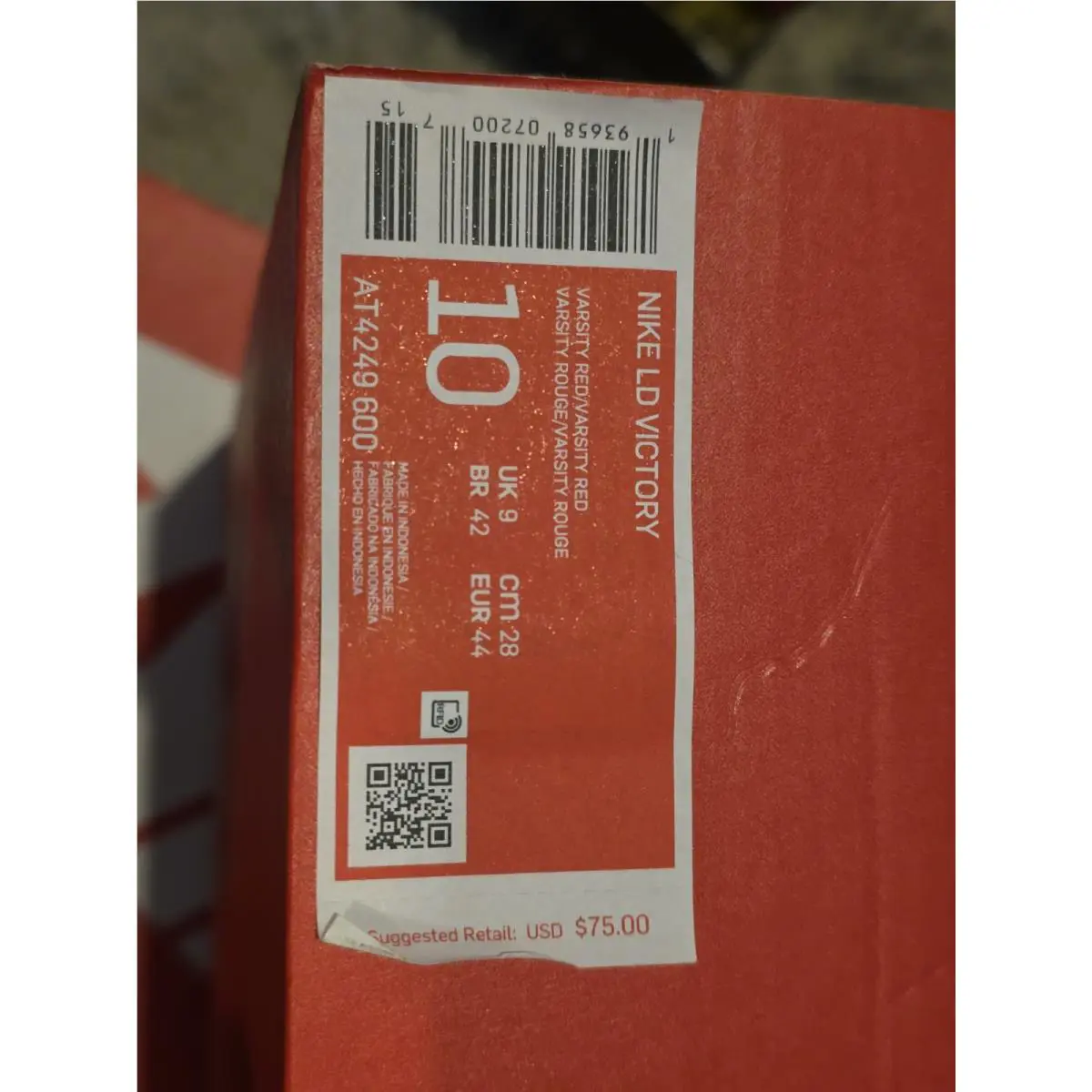 Nike shoes - Nike LD Victory - Victory - AT4249-600 - Red 3