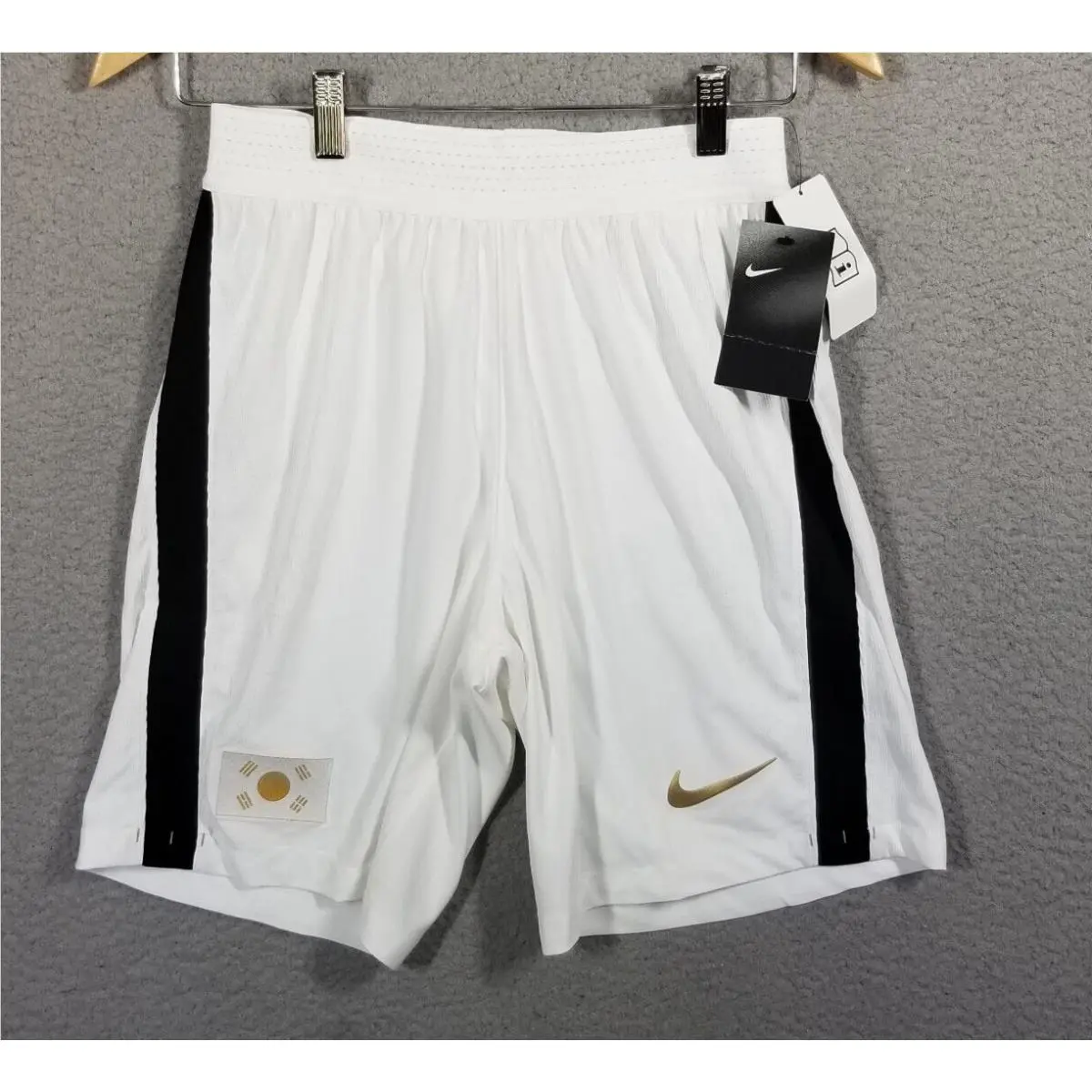 Nike Soccer Shorts Korea White Gold Small CK5361-102 DS Rare Son Heung-m
