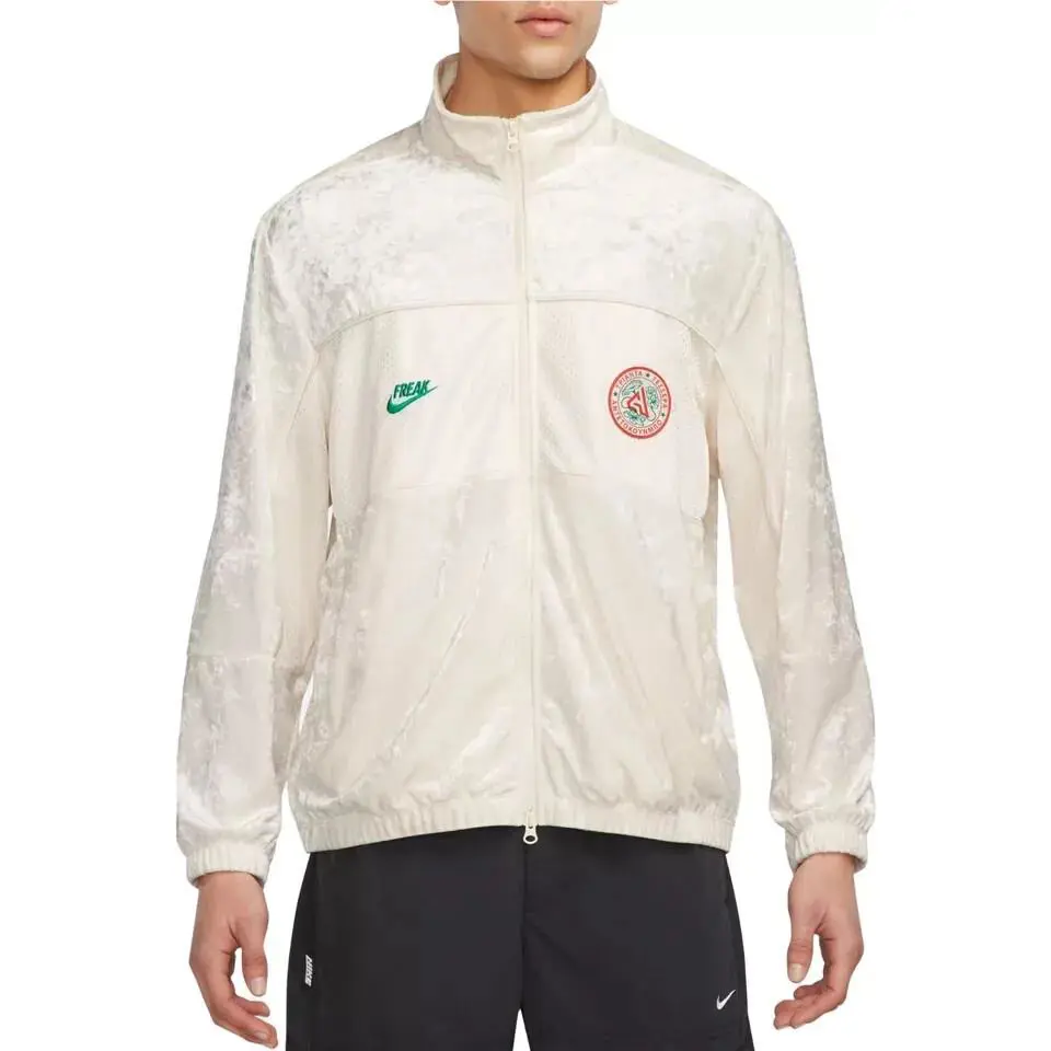 Nike Giannis Greek Freak Velour Full-zip FB6992-110 Men`s Basketball Jacket S