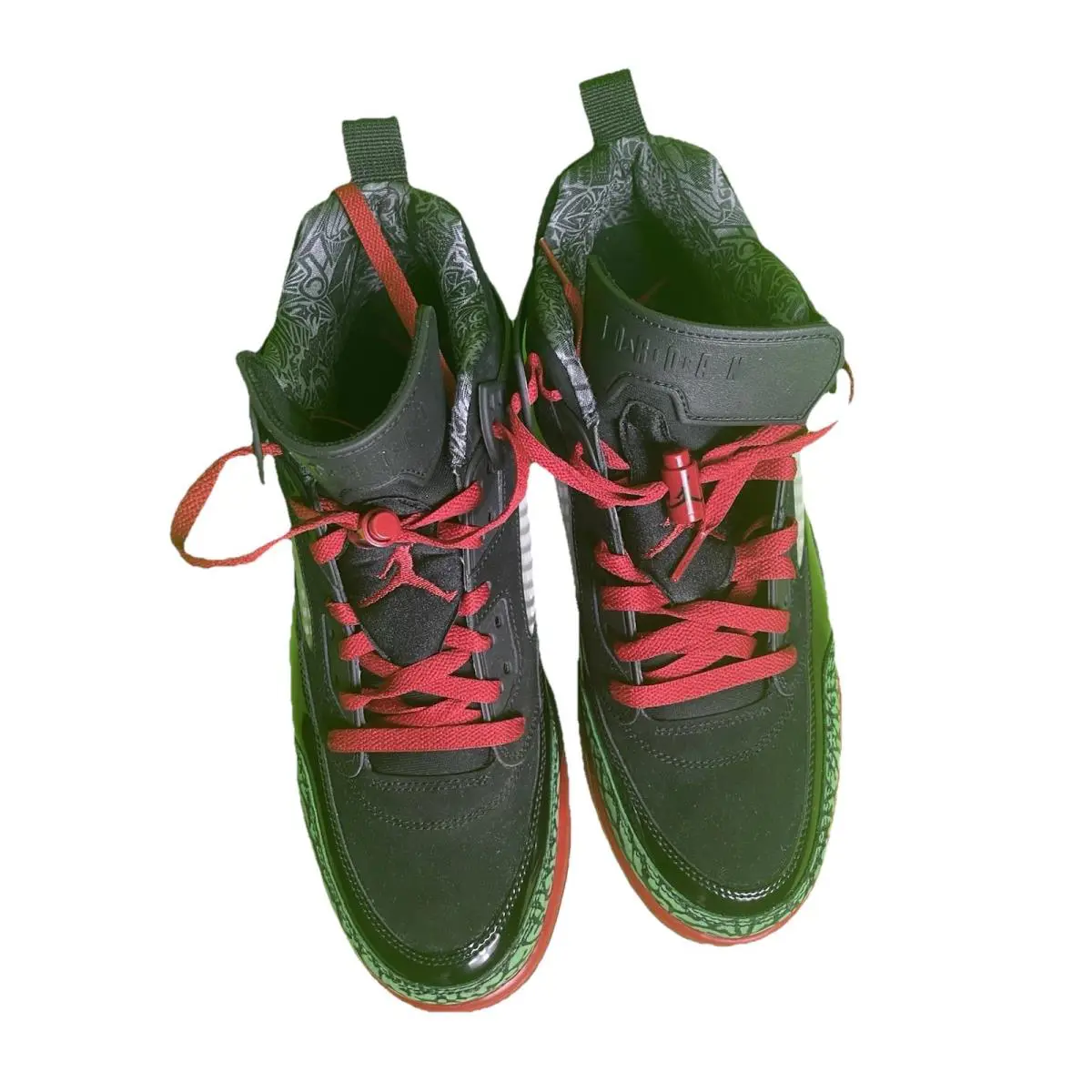 Nike shoes - Air Jordan Spizike - Air Spizike - Black/Varsity Red-Classic Green-White 1