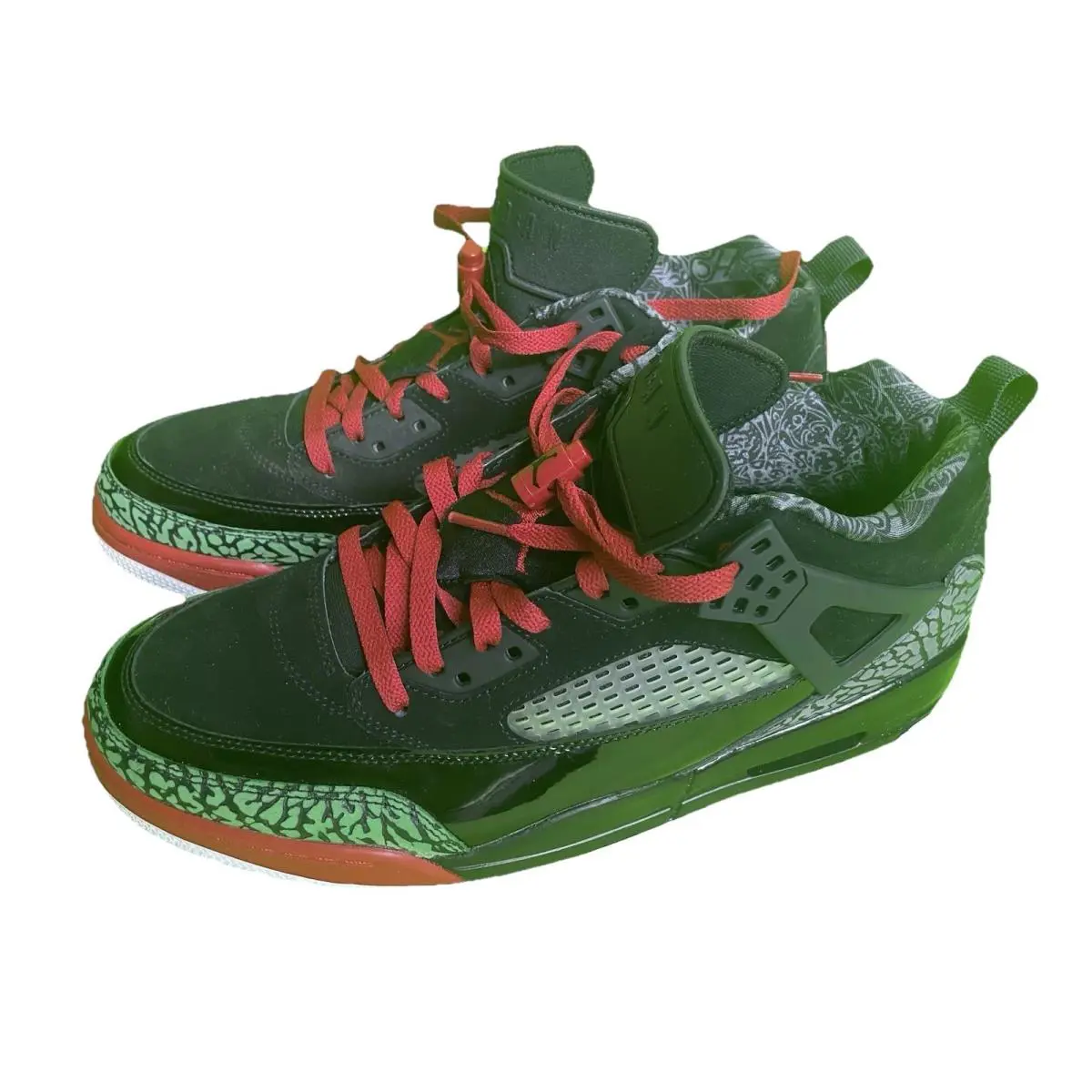 Nike shoes - Air Jordan Spizike - Air Spizike - Black/Varsity Red-Classic Green-White 5