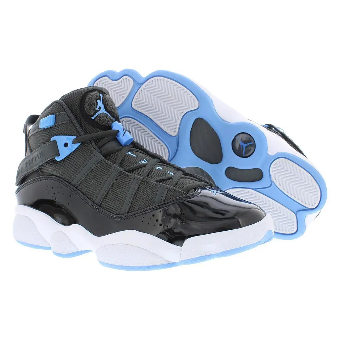 Nike Jordan 6 Rings Mens Shoes Size 9 Color: Anthracite/university Blue