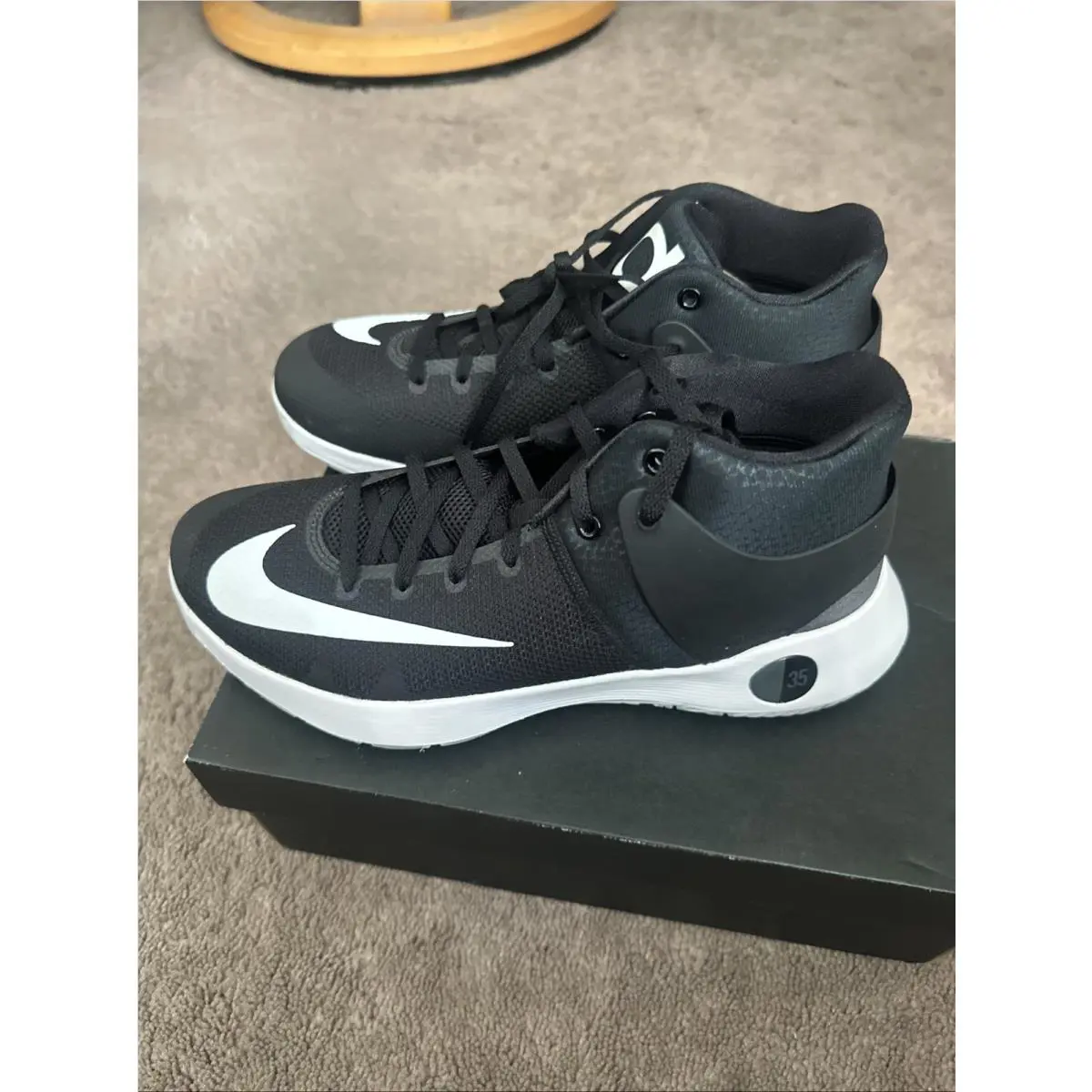 Nike shoes - Nike KD Trey 5 4 - 844571-010 - Black, Manufacturer: Black/White 0